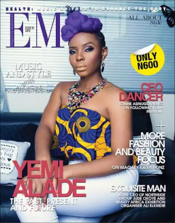 Yemi Alade Covers Exquisite Magazine Music Meets Beauty Issue [See Photos]